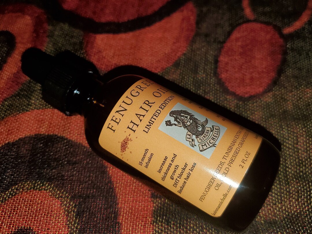Fenugreek Hair Oil/ 15month Infusion/ DHT BLOCKER/ Increase Etsy