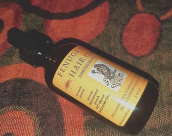 Fenugreek hair oil/ 15-month infusion/ DHT BLOCKER/ increase thickness