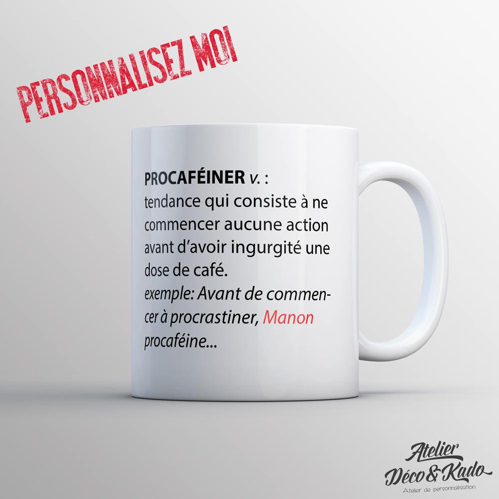 Un Mug Personnalisable Pour Les Gens Du Matin... ou Pas