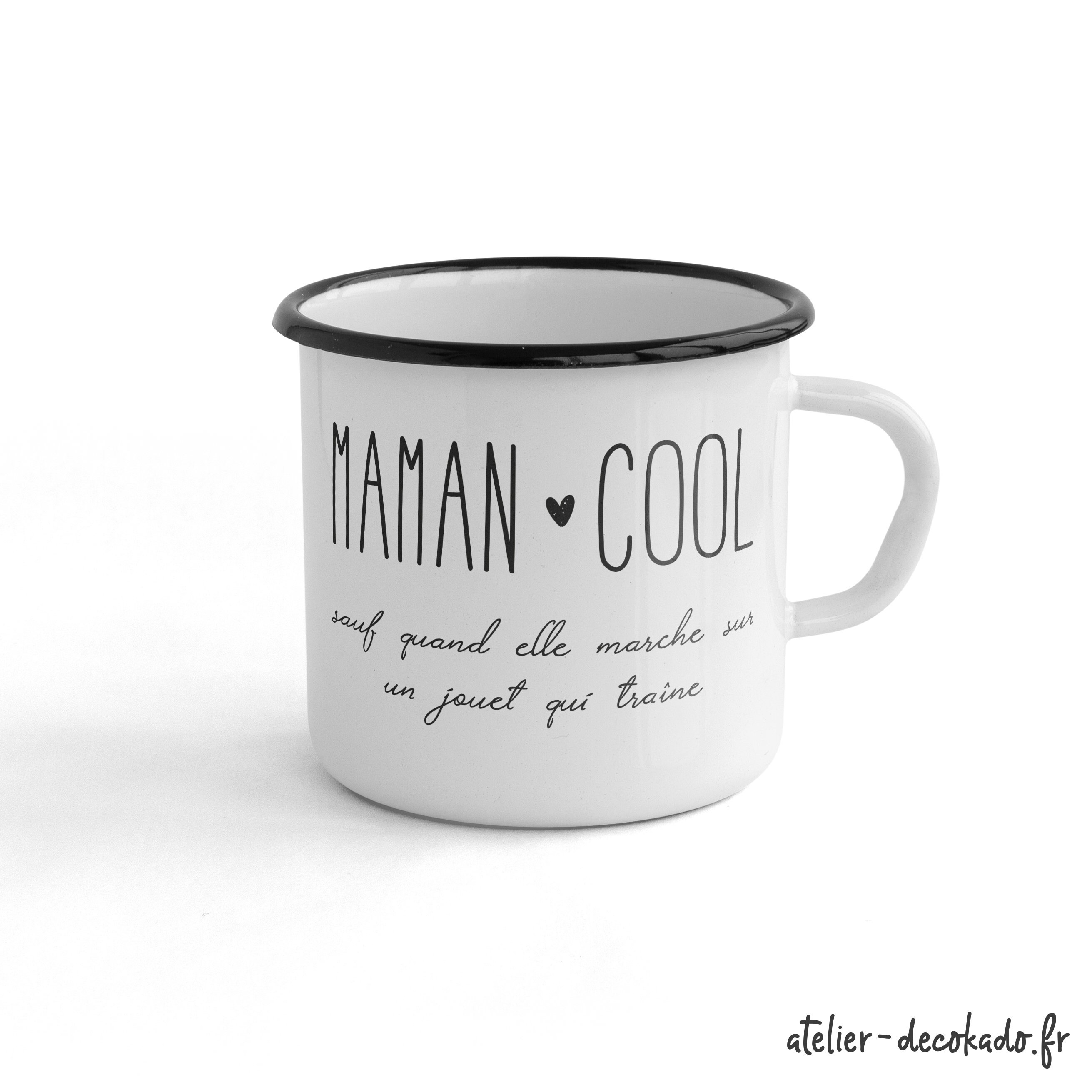 Le Mug Émaillé d'une Maman Cool