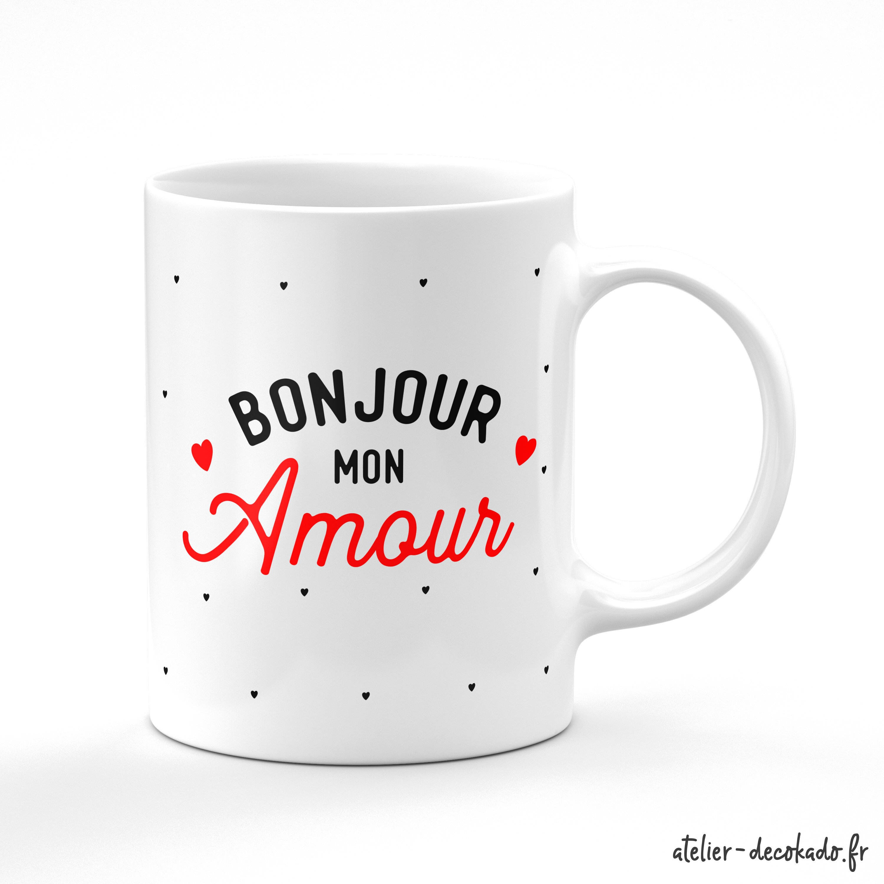 Le Mug Bonjour Mon Amour