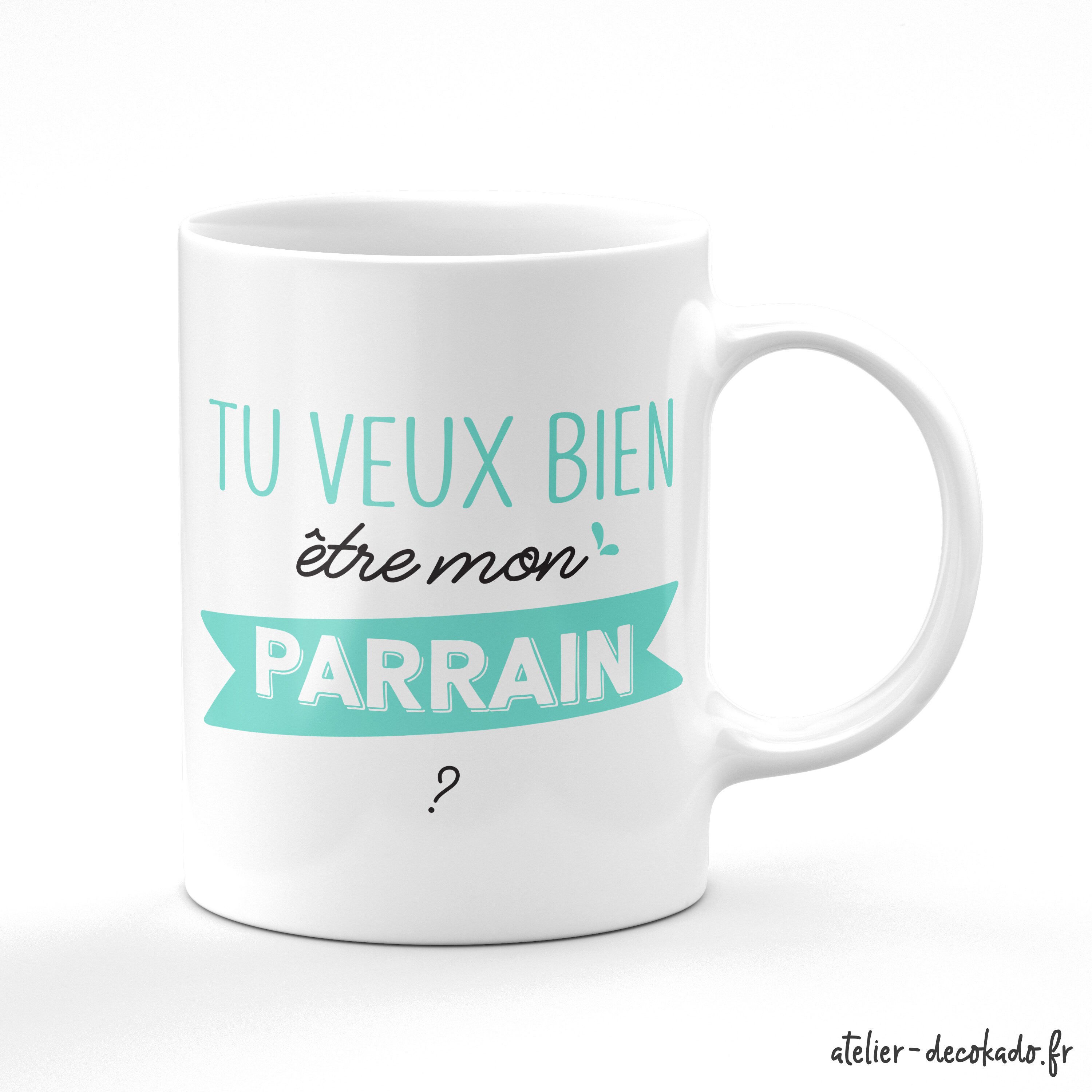 Le Mug Tu Veux Être Mon Parrain