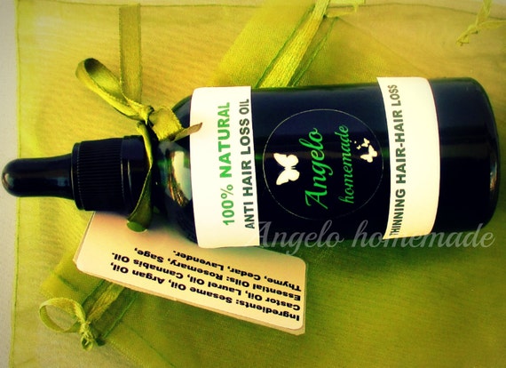 Hair Oil 100 Natural Hair Treatment For Thinning Hair And Etsy