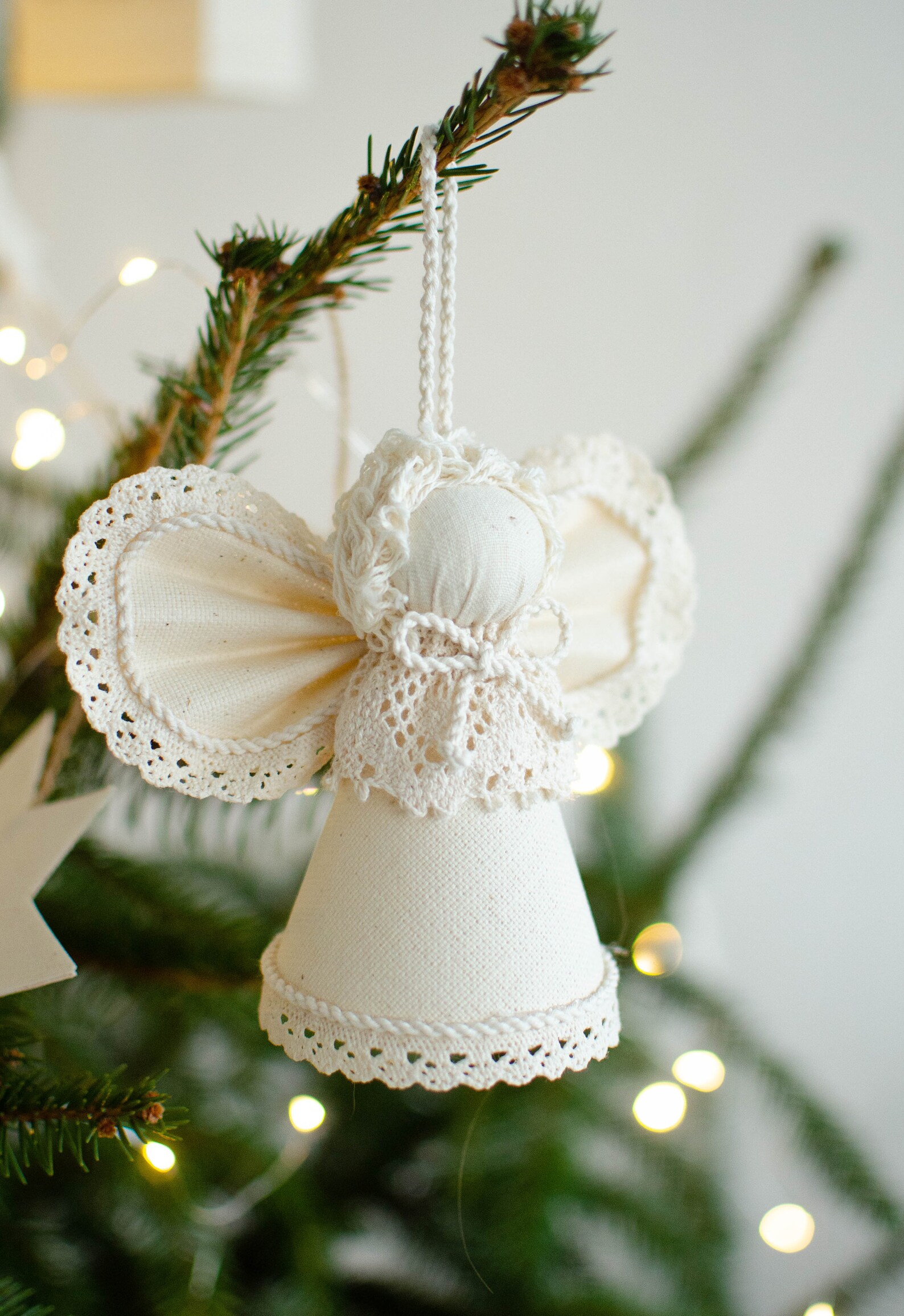 White Christmas Angel Gift for Her Holiday Gift for Wife Etsy