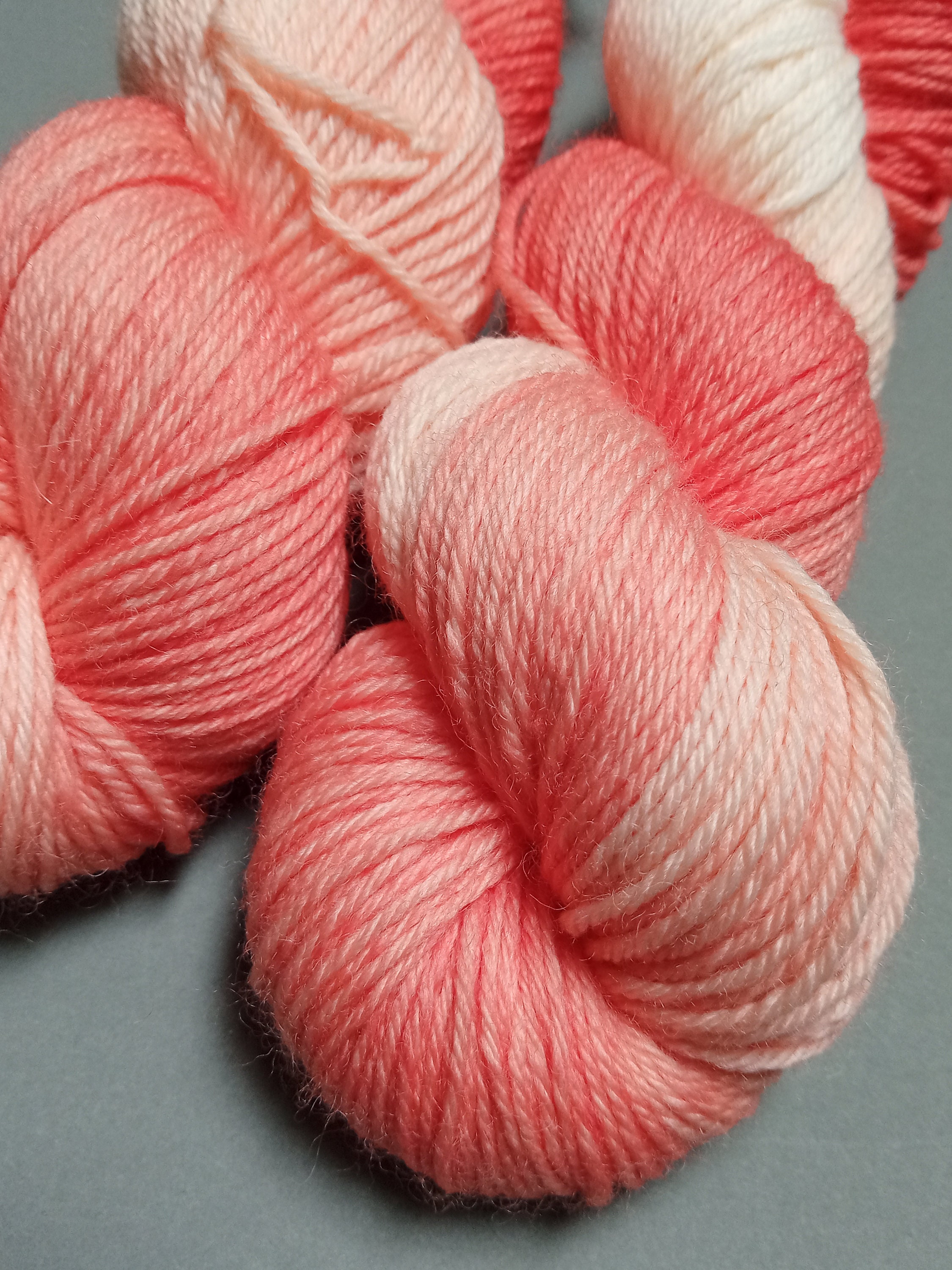 Pretty As A Peach 100g Hand dyed DK yarn | Etsy