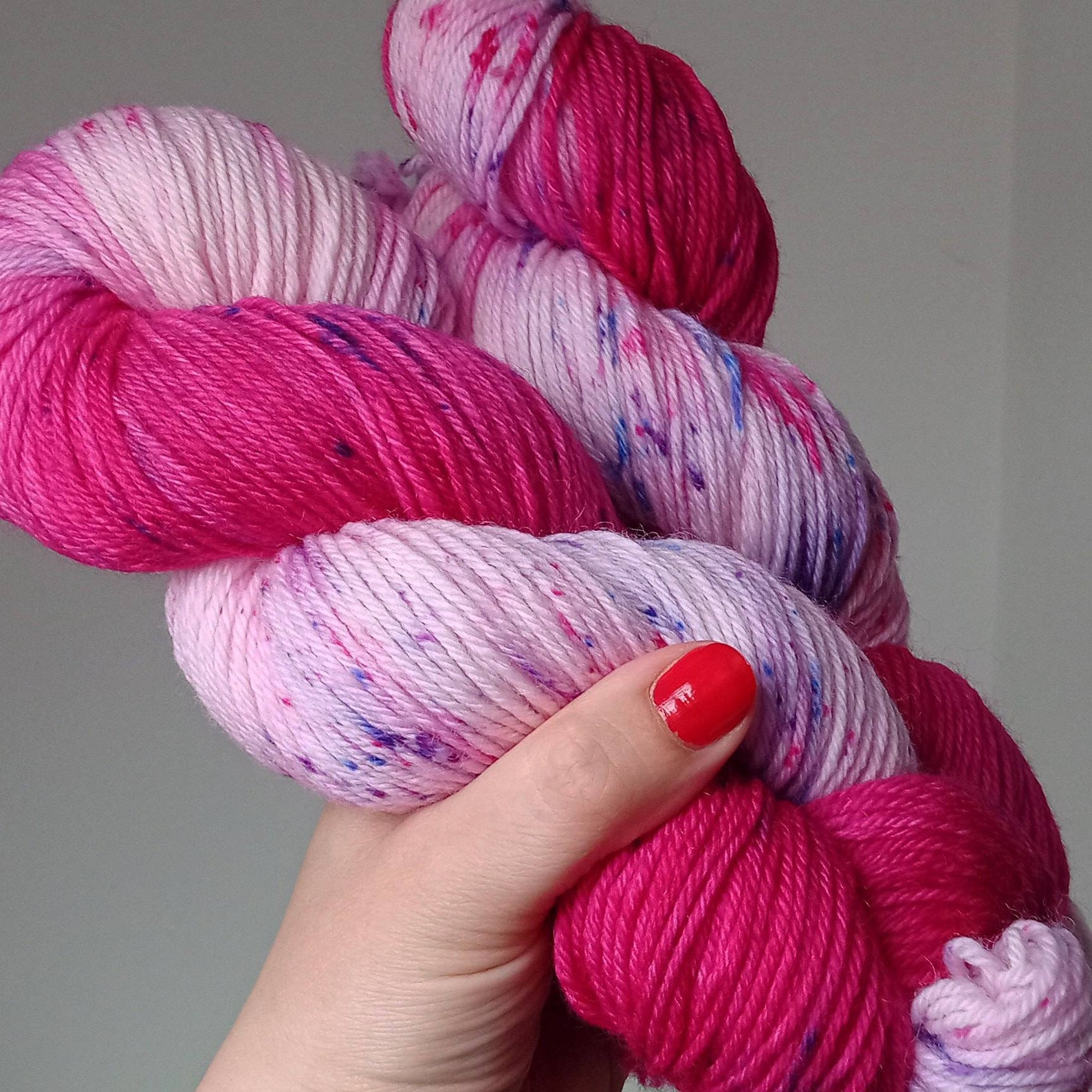 Magenta Moon 100g Hand dyed DK Yarn Etsy