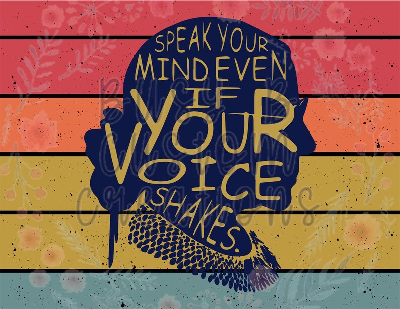 Speak Your Mind Even If Your Voice Shakes Ready To Press Sublimation Transfer Craft Supplies Tools Image Transfers Efp Osteology Org