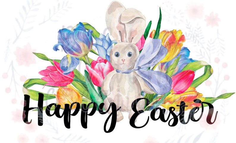 Happy Easter READY TO PRESS sublimation transfer