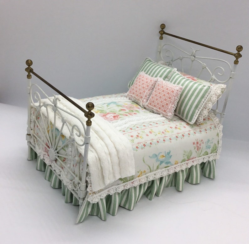 Dollhouse Miniatures Artisan OOAK Shabby Chic 3Piece Bedroom Etsy