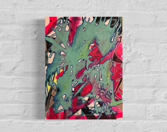 Puff the magic Dragon, Abstract Painting by Nived3RD,