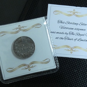 Victorian Silver Sixpence Gift