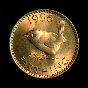 Last Farthing Coin 1956