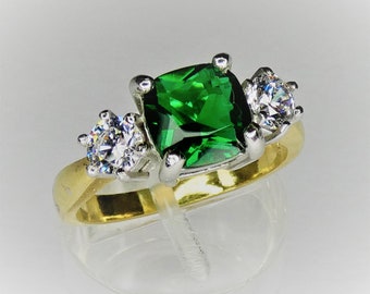 Emerald Ring Handmade in England