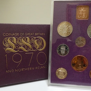 Last Pre Decimal Münzensammlung 1970
