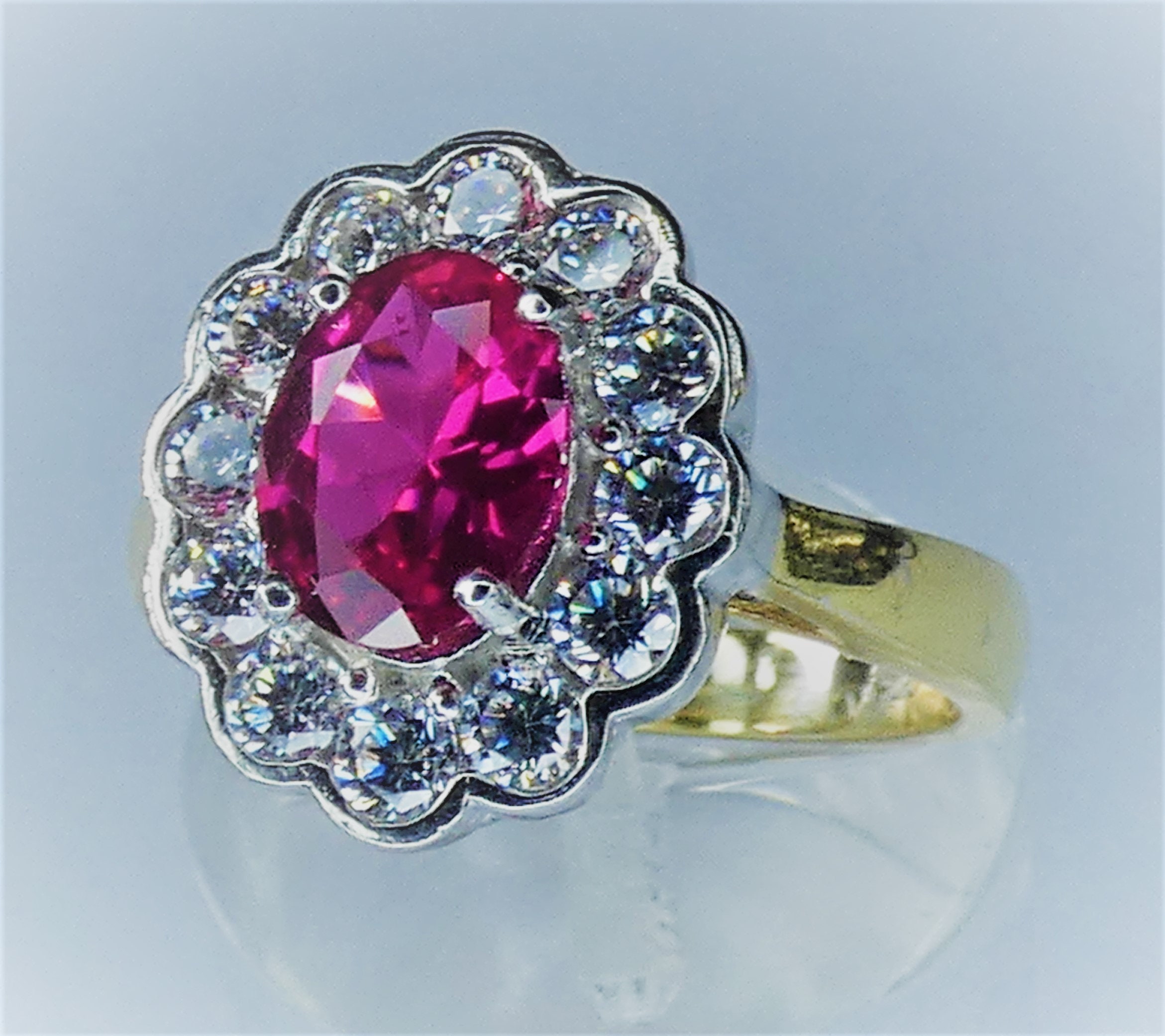 Silver Ruby Ring 40th Wedding Anniversary January Birthstone | Etsy UK