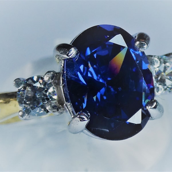 Tanzanite 9ct Gold Ring Handmade in England