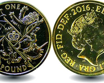 Last Round Pound Coin 2016 Uncirculated