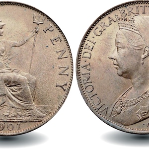 Last Queen Victoria Penny 1901
