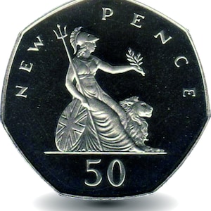 Moneta 50 pensów 1973-2006 Wybór lat