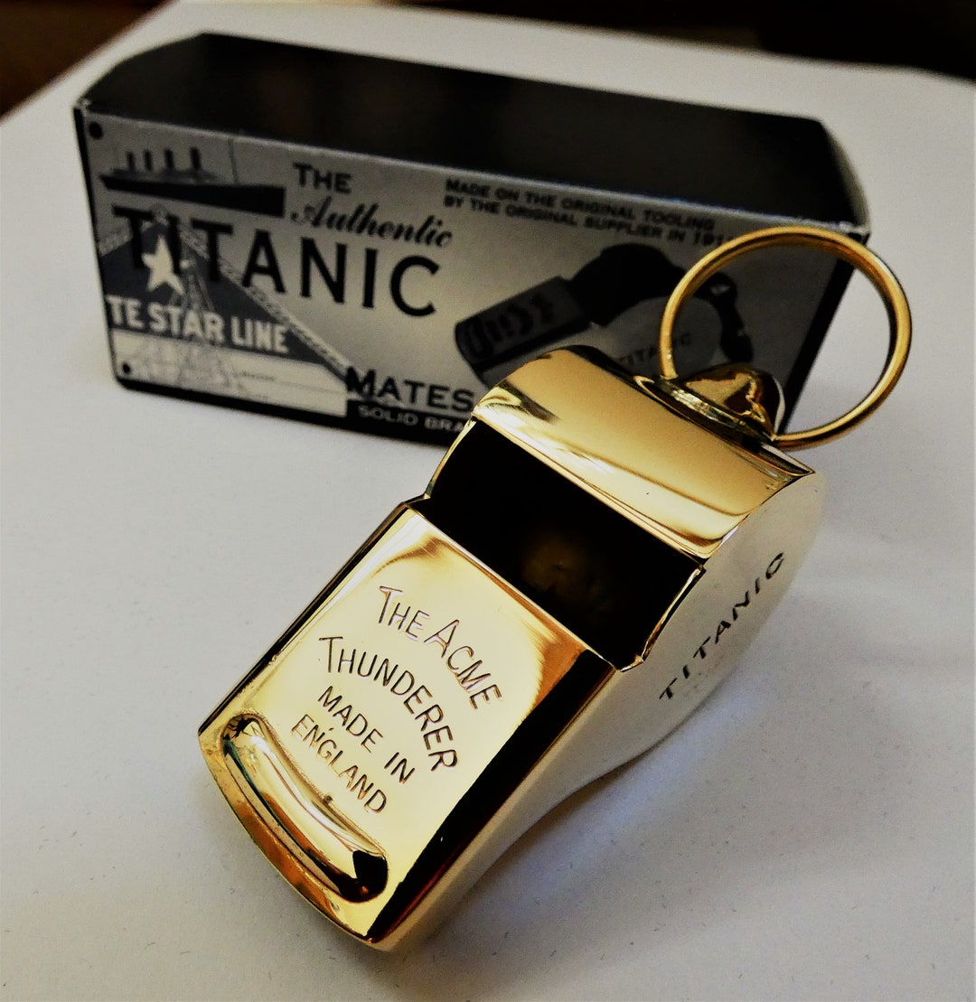 Titanic Whistle With Certificate of Authenticity Made in England Free