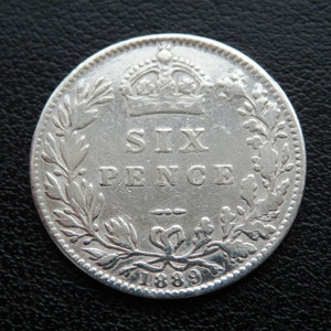 Great Britain Victoria Sixpence Coin