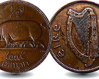 Irland Half Penny Münze