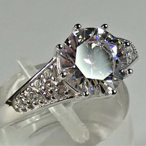 Queen Elizabeth II Engagement Ring Sterling Silver Handmade in England