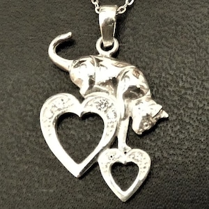Silver Cat Necklace