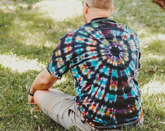 Black hole tie dye shirt, Trippy shirt, Tye dye shirt, Space themed gifts, Astronomy gifts, All sizes