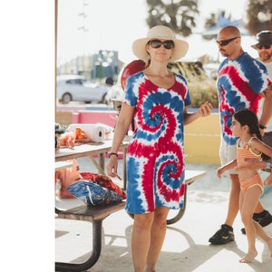 Red white and blue hotsell sun dresses