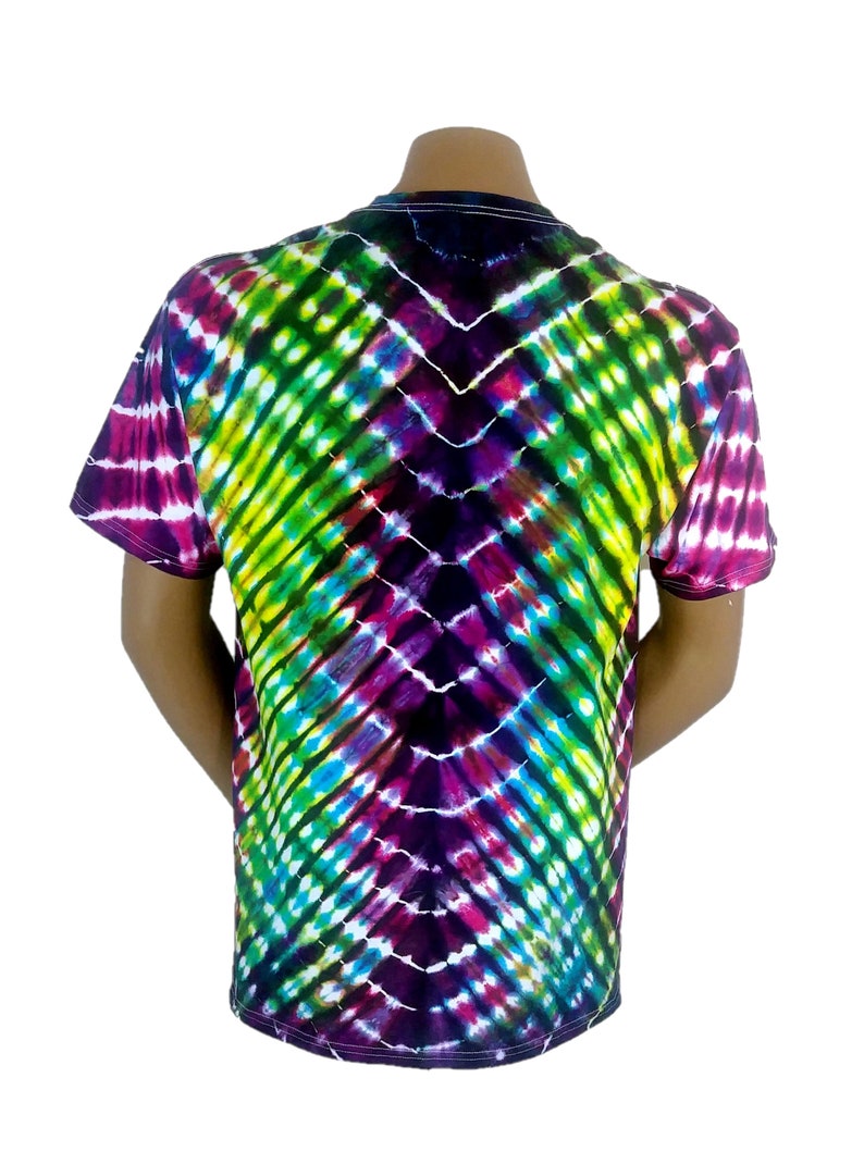 psychedelic checkered shirt