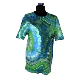 Tie dye tshirt earthy, Unique hippie shirt, Chritsmas gifts for friend, Long distance friendship gift, Unisex Small