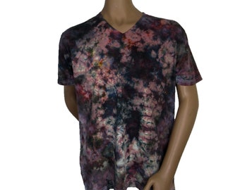 Psychedelic ice tie dye, Trippy shirt, Soft grunge, Long distance relationship gifts, Unisex XL