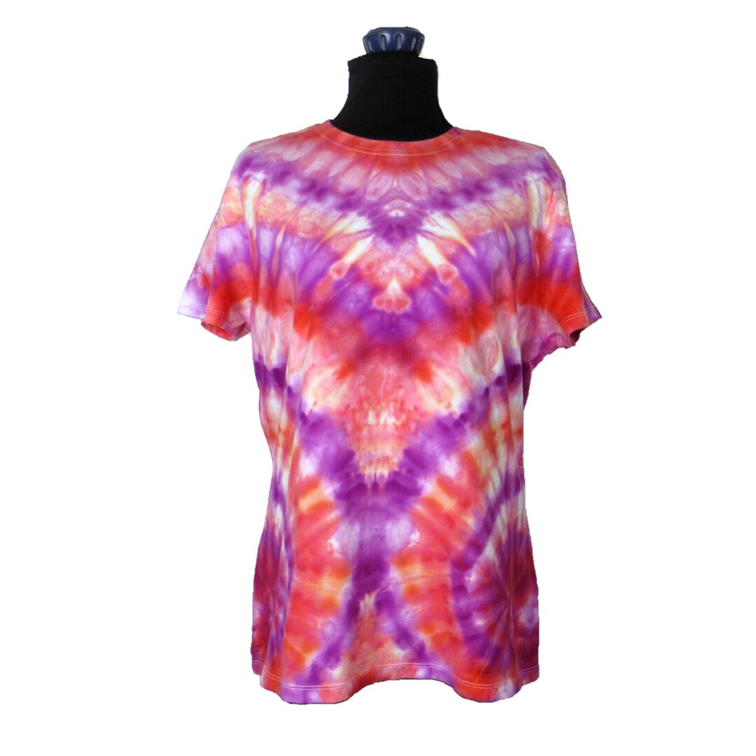 Womens Tie Dye Shirt, Hippy Clothing, Ice Tie Dye, 40th Birthday Gifts ...