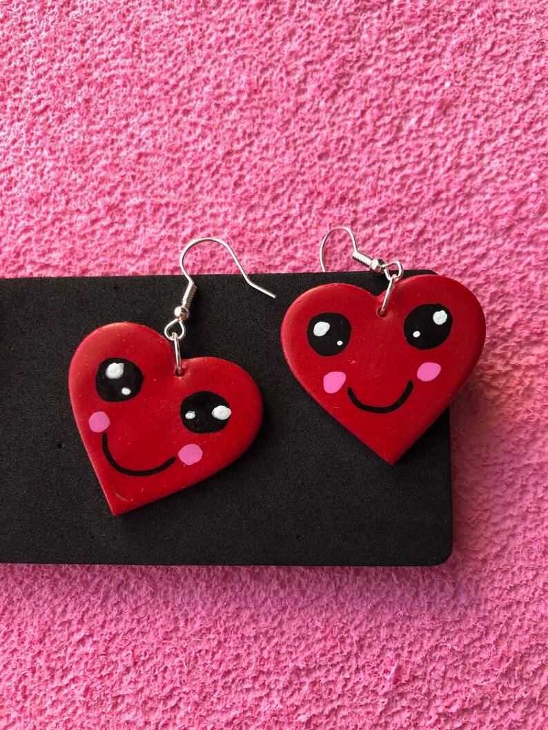 Cute Love Heart Earrings