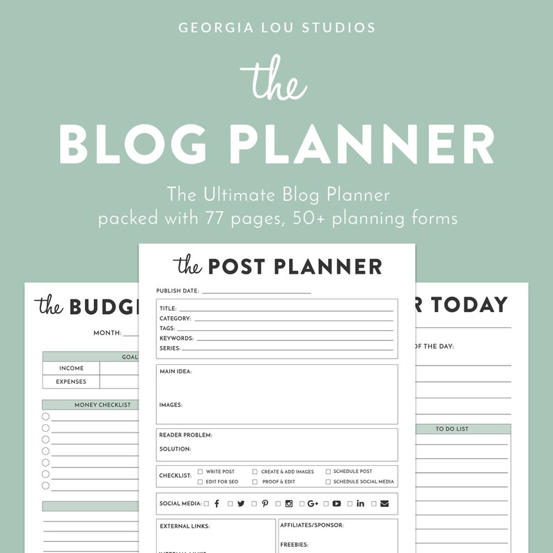 Printable Site Planner, Printable Planner, Web site Organizer, Running a blog Planner, pdf, Letter sized, 77 webpages, blogger planner printable graphic relating to Blog Planner Template called Printable Weblog Planner, Printable Planner, Web site Organizer, Running a blog Planner, pdf, Letter sized, 77 web pages, blogger planner printable
