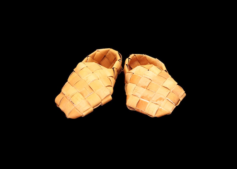 Bast shoes Birch Bark Shoes Russian shoes House shoes Etsy