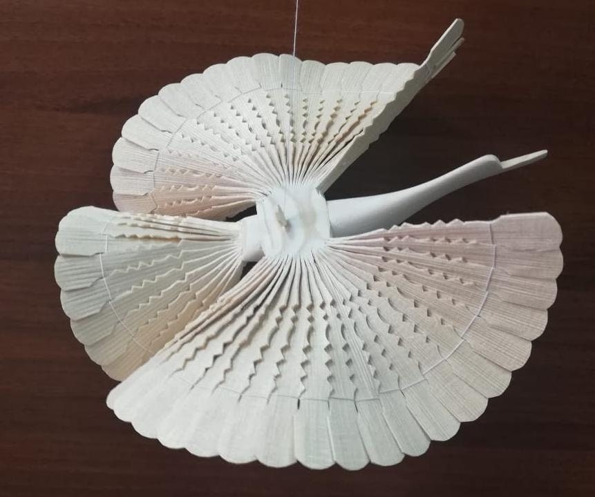Großer Holzvogel des Glücks 25 cm, Holzamulet, Vintage Vogelspielzeug Großer Holzvogel des Glücks 25 cm, Holzamulet, Vintage Vogelspielzeug