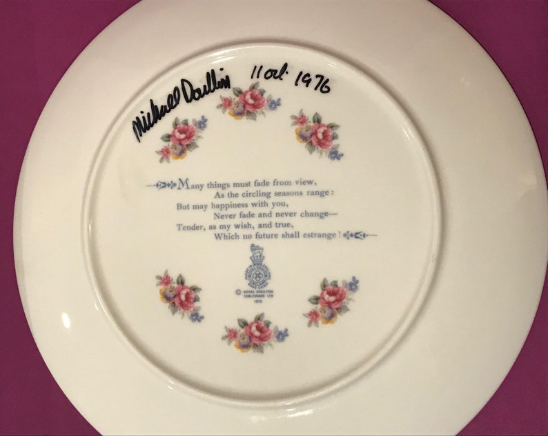 Royal Doulton Valentine's Day Collectible Plate 1976 Etsy