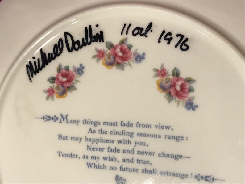 Royal Doulton Valentine's Day Collectible Plate 1976 Etsy