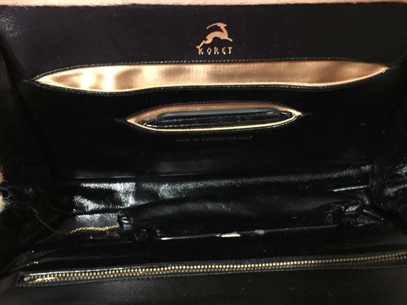 Koret Genuine Fur Calf Leather Lined Handbag with… - image 4