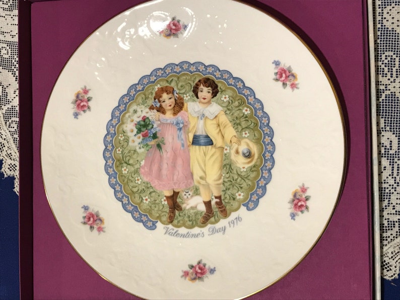 Royal Doulton Valentine's Day Collectible Plate 1976 Etsy