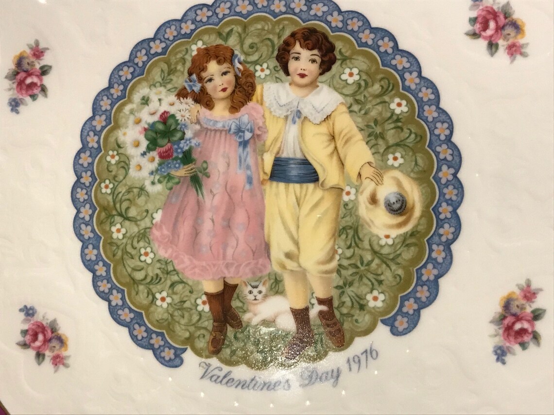 Royal Doulton Valentine's Day Collectible Plate 1976 Etsy
