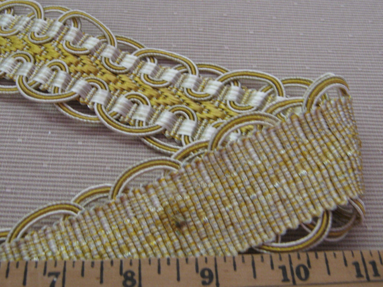 D'kei Decorative Tape Trim in Tan and Gold Etsy