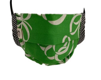 Face Mask with Nose Wire and Filter Washable, Soft Face Mask, Made in the USA Face Mask, Plaid Face Mask, Filter Pocket, Gift for Her