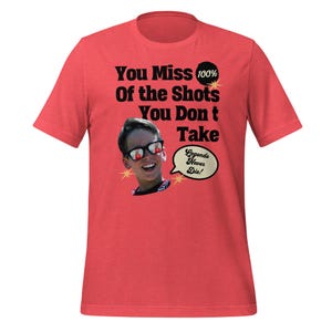 Squints Sandlot Shirt - Funny Baseball Movie Tee - Wendy Peffercorn Reflection - Take the Shot Quote - Soft Cotton T-Shirt