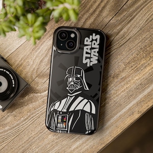 Darth Vader & Empire Logo MagSafe iPhone 15 Plus Case