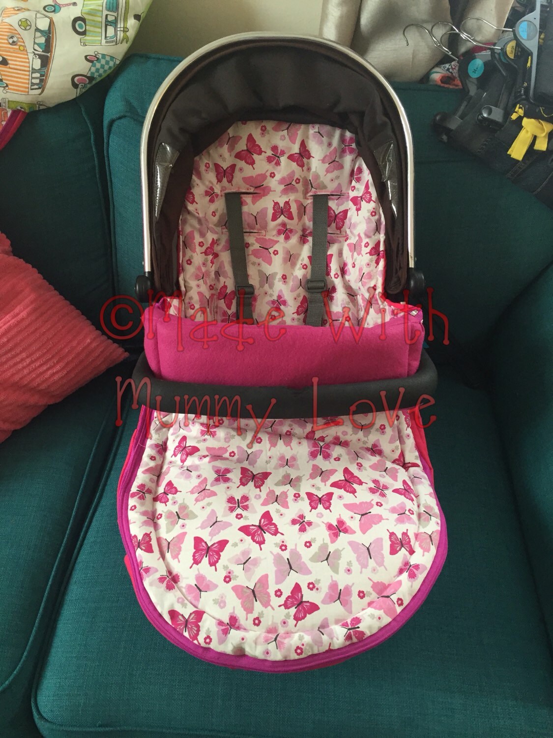 pink buggy liner