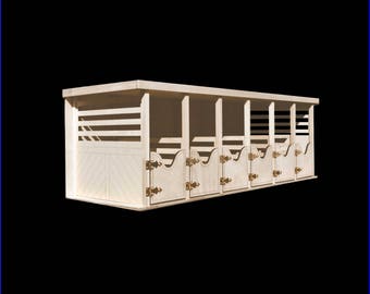 6 Stall Barn - Stable - Horse Play - All Wood - Breyer Horses Love It!