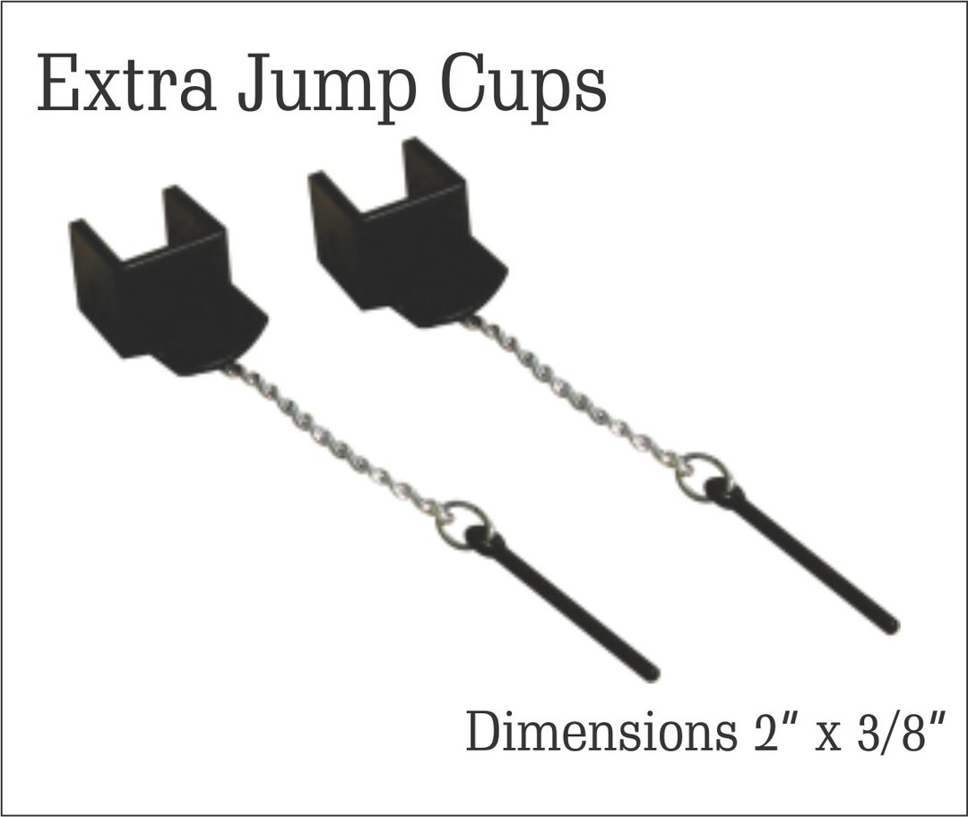 Jump Cups for Toy Jumps Toy Jumps Come With 2 Sets but You Can Add More